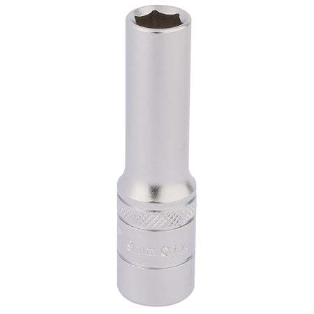 DRAPER 3/8" Square Drive Hi-Torq 6 Point Deep Socket (9mm): Model No. DT-MM/MS
