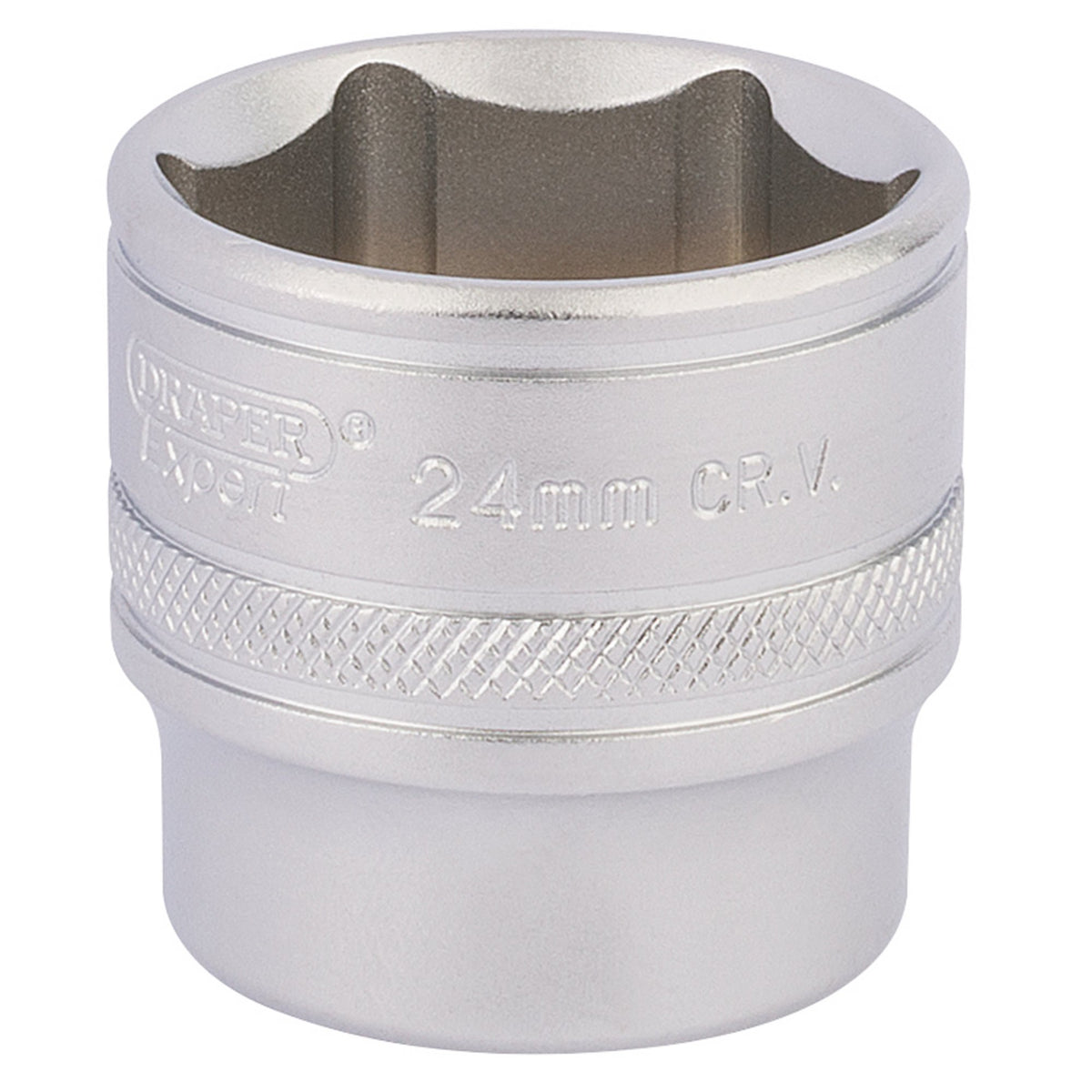 DRAPER 3/8" Square Drive Hi-Torq 6 Point Deep Socket (24mm): Model No. D-MM/MS