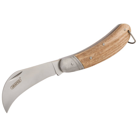 DRAPER Budding Knife with FSC Certified Oak Handle: Model No. GBKHER/FSCA