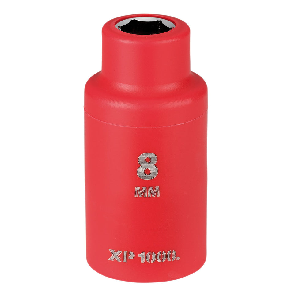 XP1000 VDE Socket, 3/8" Sq. Dr., 8mm : Model No. XP1000-3/8-SOC