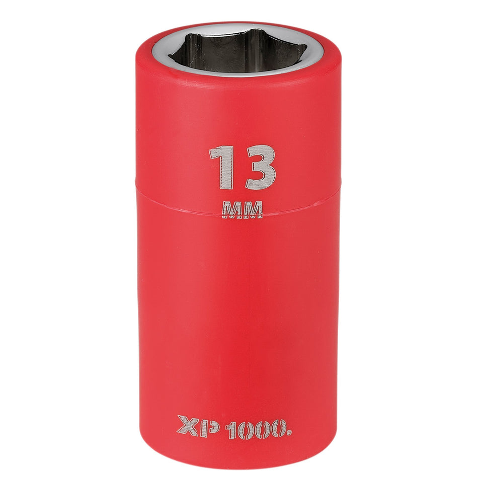 XP1000 VDE Socket, 3/8" Sq. Dr., 13mm : Model No. XP1000-3/8-SOC