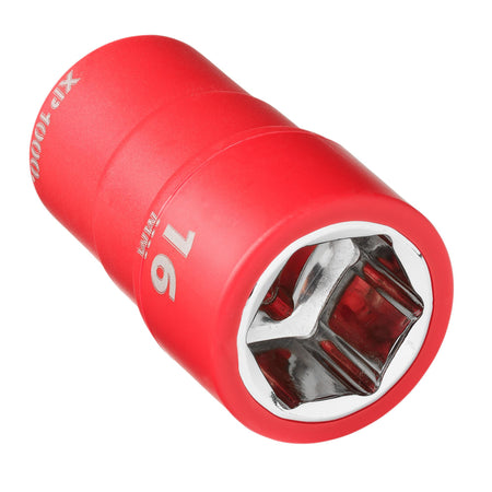 XP1000 VDE Socket, 3/8" Sq. Dr., 16mm : Model No. XP1000-3/8-SOC