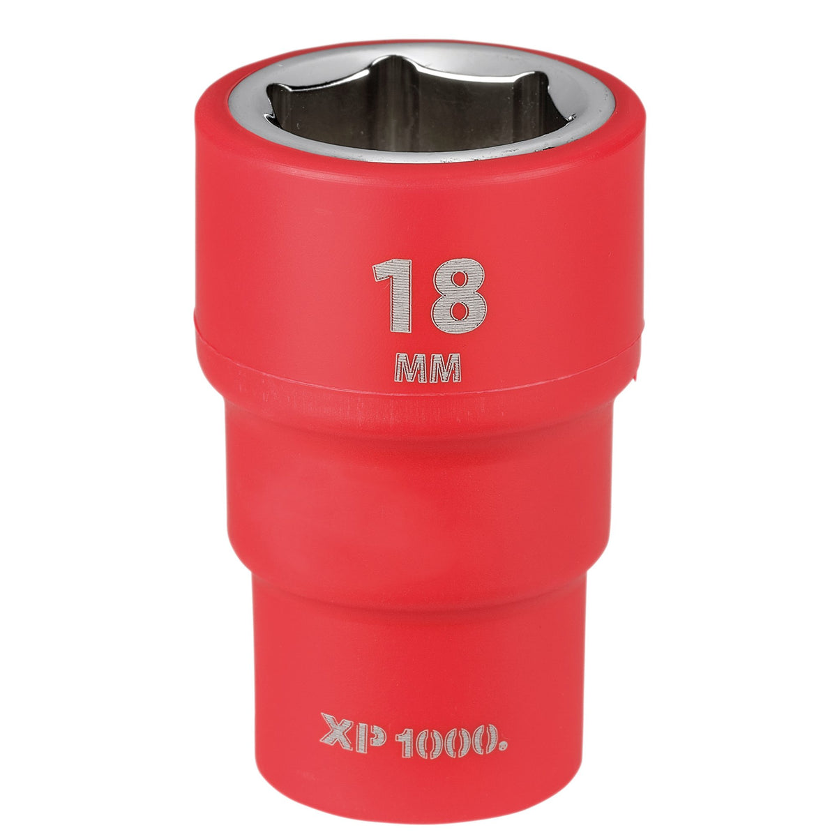 XP1000 VDE Socket, 3/8" Sq. Dr., 18mm : Model No. XP1000-3/8-SOC