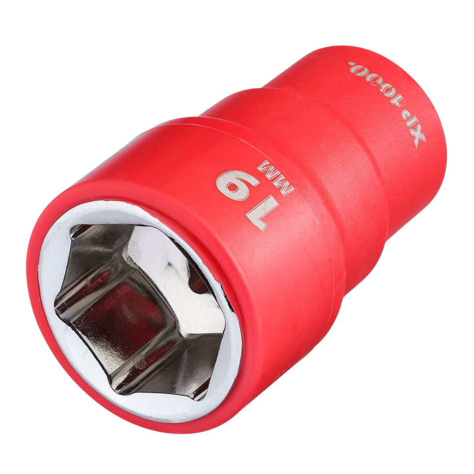 XP1000 VDE Socket, 3/8" Sq. Dr., 19mm : Model No. XP1000-3/8-SOC