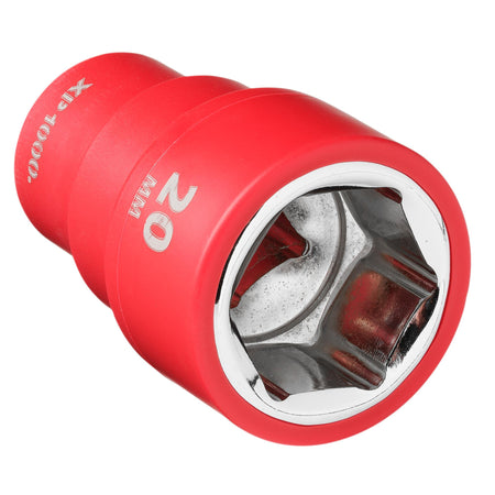 XP1000 VDE Socket, 3/8" Sq. Dr., 20mm : Model No. XP1000-3/8-SOC