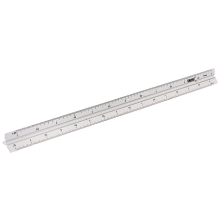 DRAPER 300mm Aluminium Triangle Scale Rule: Model No. TR300/B