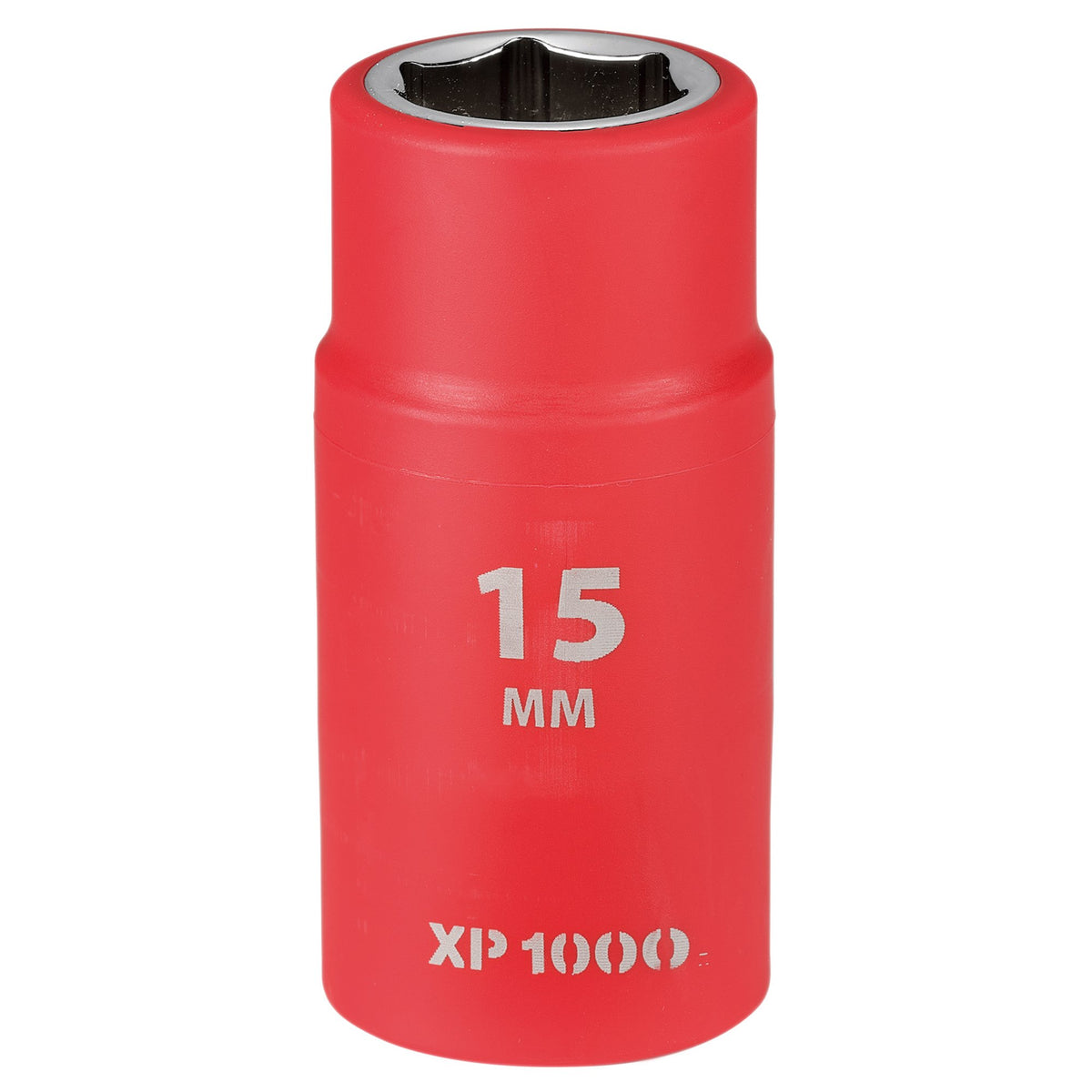 XP1000 VDE Socket, 1/2" Sq. Dr., 15mm : Model No. XP1000-1/2-SOC