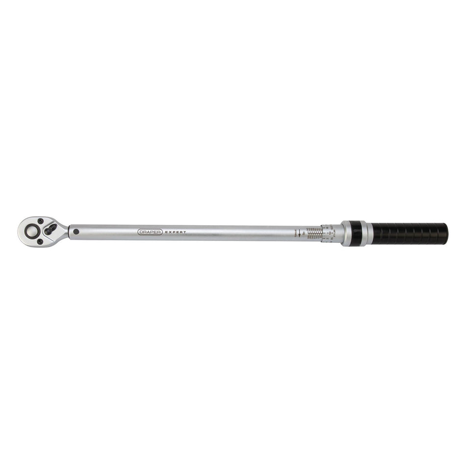 Draper Expert Ratchet Torque Wrench, 1/2" Sq. Dr., 60-340Nm