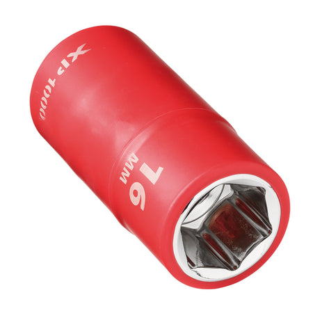 XP1000 VDE Socket, 1/2" Sq. Dr., 16mm : Model No. XP1000-1/2-SOC
