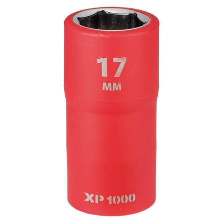 XP1000 VDE Socket, 1/2" Sq. Dr., 17mm : Model No. XP1000-1/2-SOC
