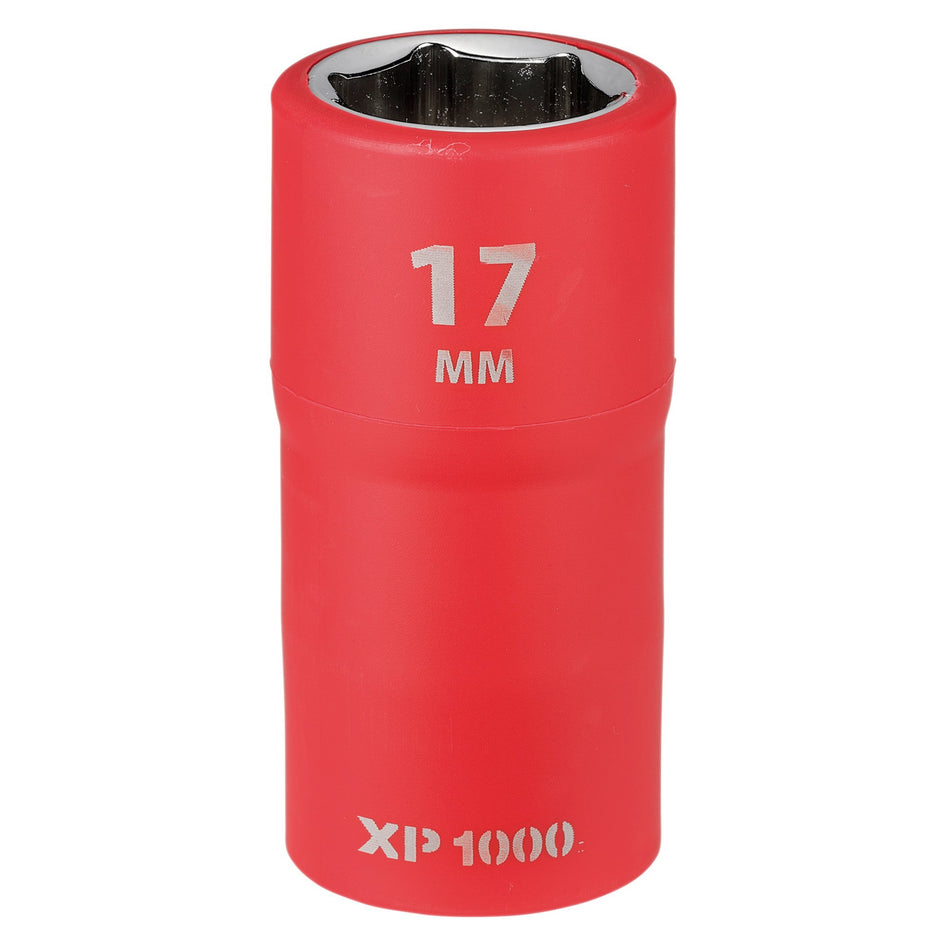 XP1000 VDE Socket, 1/2" Sq. Dr., 17mm : Model No. XP1000-1/2-SOC