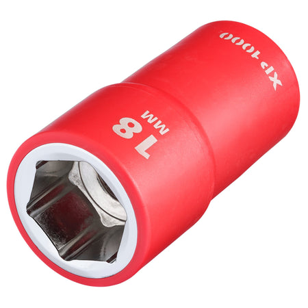 XP1000 VDE Socket, 1/2" Sq. Dr., 18mm : Model No. XP1000-1/2-SOC
