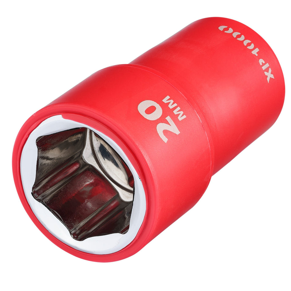 XP1000 VDE Socket, 1/2" Sq. Dr., 20mm : Model No. XP1000-1/2-SOC