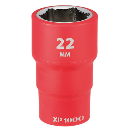XP1000 VDE Socket, 1/2" Sq. Dr., 22mm : Model No. XP1000-1/2-SOC