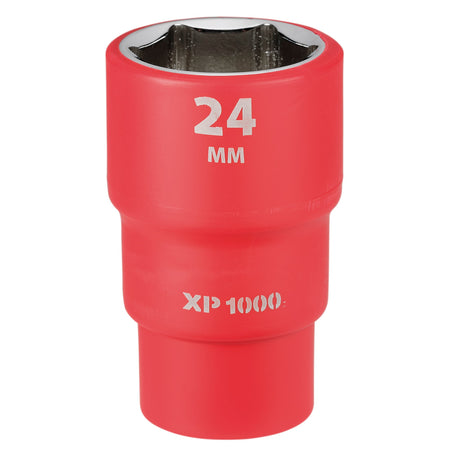 XP1000 VDE Socket, 1/2" Sq. Dr., 24mm : Model No. XP1000-1/2-SOC