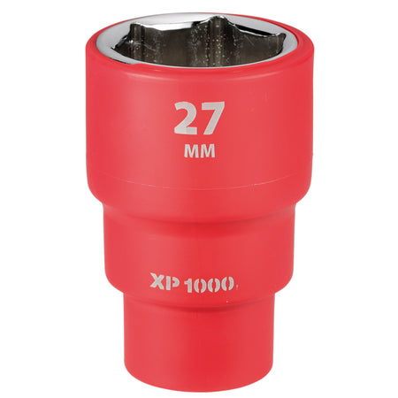 XP1000 VDE Socket, 1/2" Sq. Dr., 27mm : Model No. XP1000-1/2-SOC