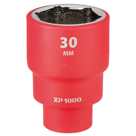 XP1000 VDE Socket, 1/2" Sq. Dr., 30mm : Model No. XP1000-1/2-SOC