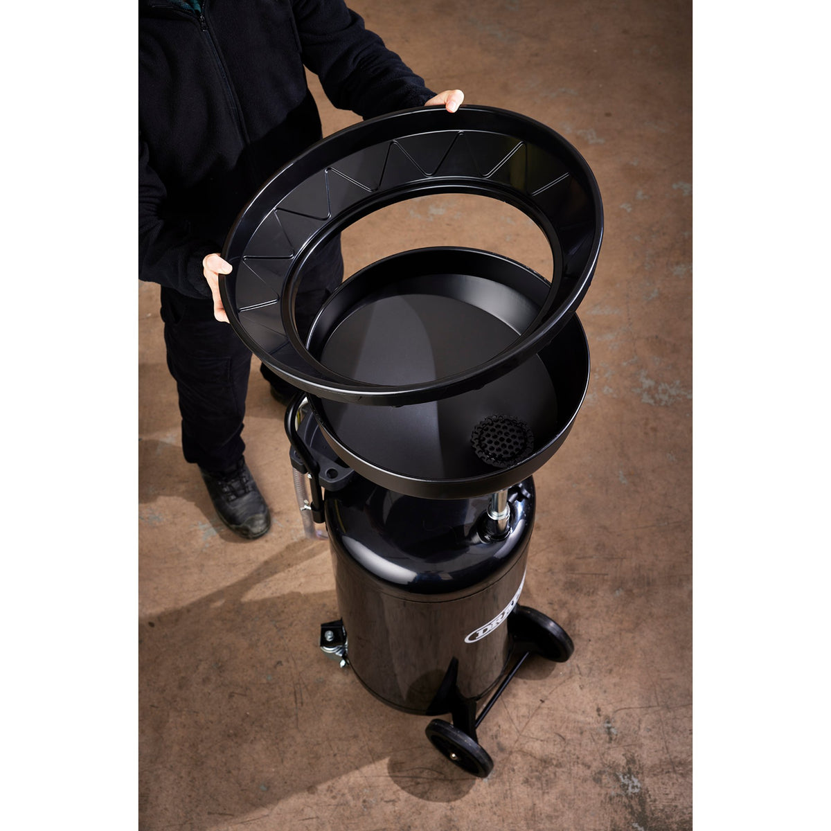 Oil Drainer Extension Funnel, 420mm : Model No. OD90L-EXT