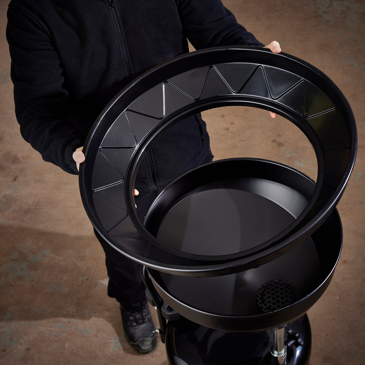 Oil Drainer Extension Funnel, 420mm : Model No. OD90L-EXT