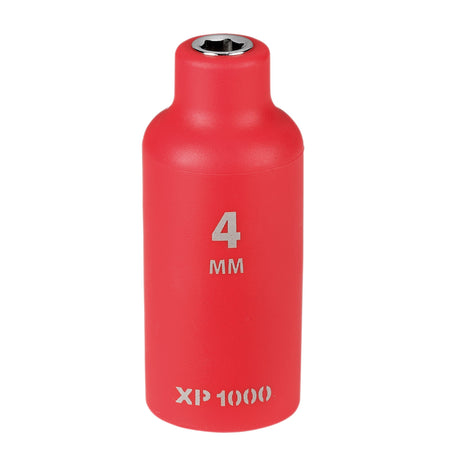 XP1000 VDE Socket, 1/4" Sq. Dr., 4mm : Model No. XP1000-1/4-SOC