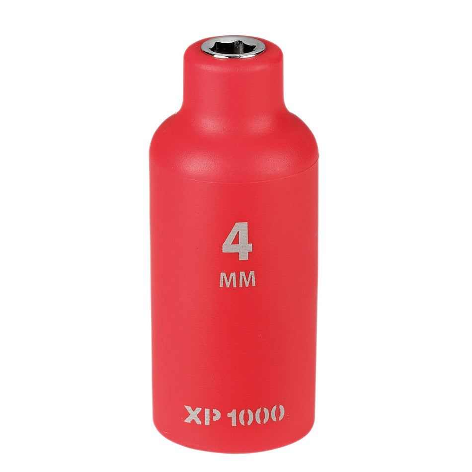 XP1000 VDE Socket, 1/4" Sq. Dr., 4mm : Model No. XP1000-1/4-SOC