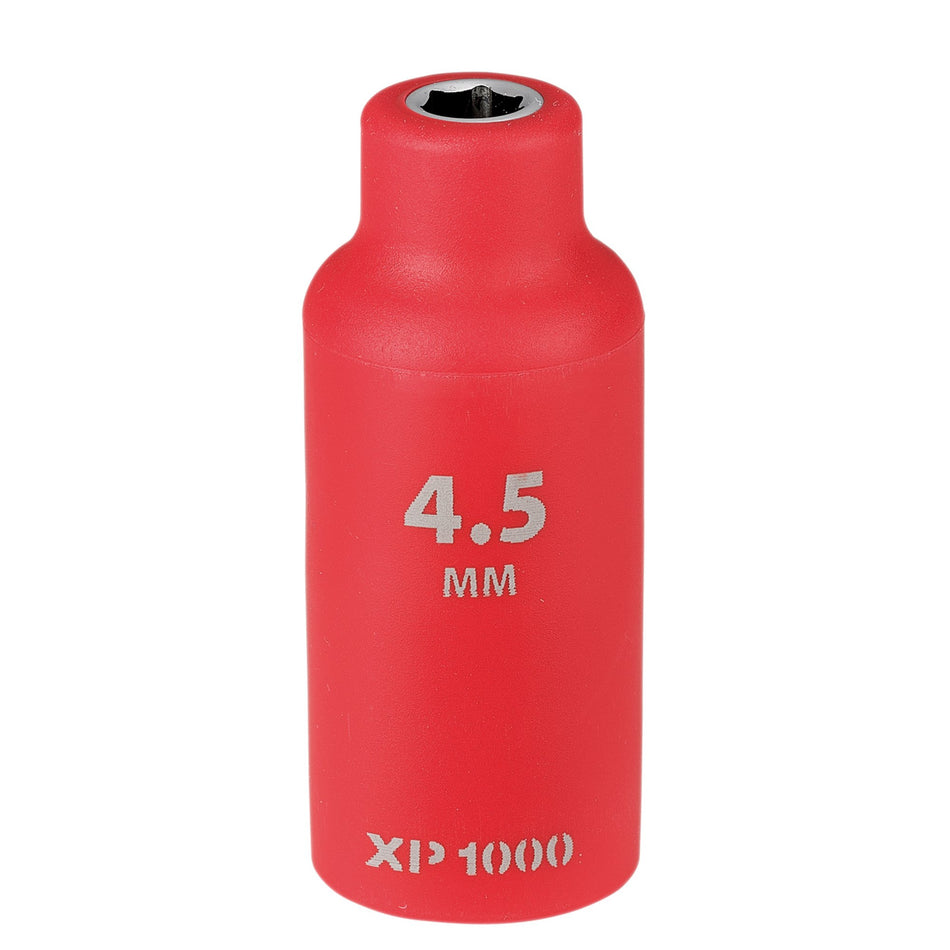XP1000 VDE Socket, 1/4" Sq. Dr., 4.5mm : Model No. XP1000-1/4-SOC