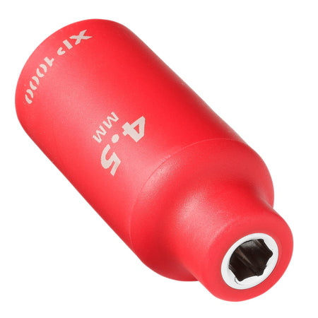 XP1000 VDE Socket, 1/4" Sq. Dr., 4.5mm : Model No. XP1000-1/4-SOC