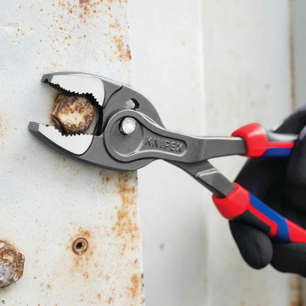 KNIPEX 82 02 250 SB TwinGrip Front and Side Gripping Plier, 257mm : Model No. 82 02 250 SB
