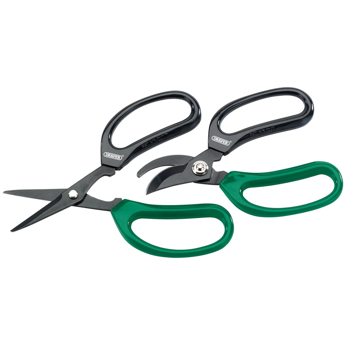 DRAPER 2 Piece Soft Grip Garden Scissor Set: Model No.GS/TP2