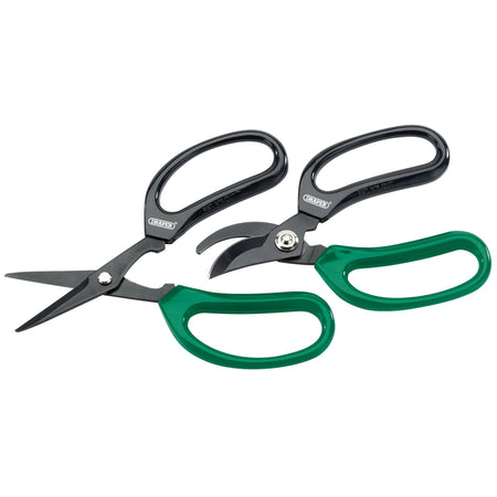 DRAPER 2 Piece Soft Grip Garden Scissor Set: Model No.GS/TP2