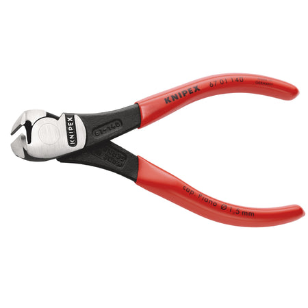 Knipex 140mm High Leverage End Cutting Pliers : Model No.67 01 140