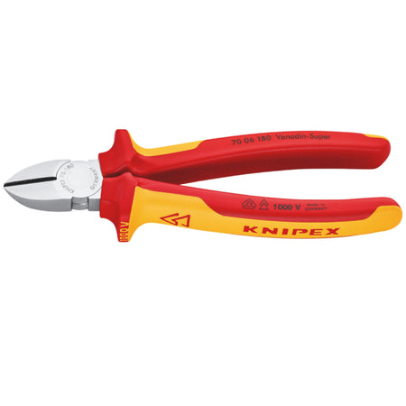 Knipex 180mm Diagonal Side Cutter : Model No.70 06 180