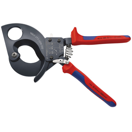 Knipex 280mm Ratchet Action Cable Cutter: Model No. 95 31 280