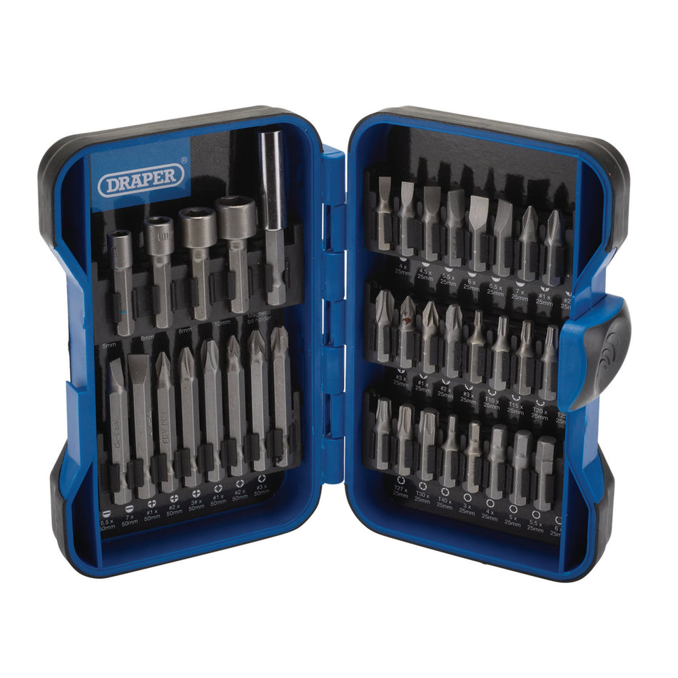 DRAPER 37 Piece Insert Bit Set: Model No.EBS37