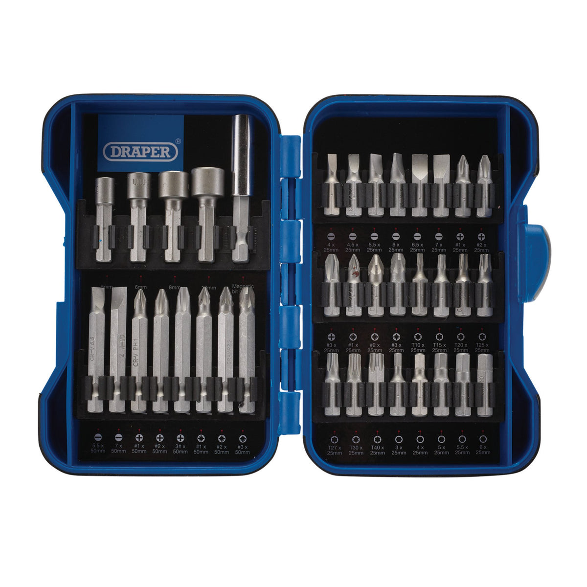DRAPER 37 Piece Insert Bit Set: Model No.EBS37