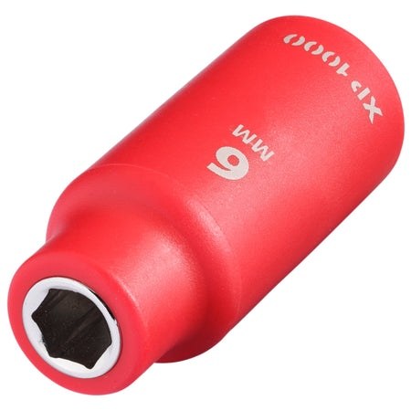 XP1000 VDE Socket, 1/4" Sq. Dr., 6mm : Model No. XP1000-1/4-SOC