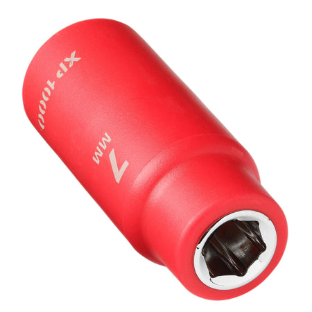 XP1000 VDE Socket, 1/4" Sq. Dr., 7mm : Model No. XP1000-1/4-SOC