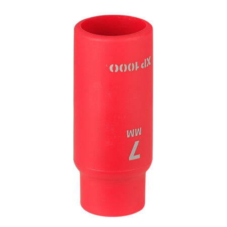 XP1000 VDE Socket, 1/4" Sq. Dr., 7mm : Model No. XP1000-1/4-SOC