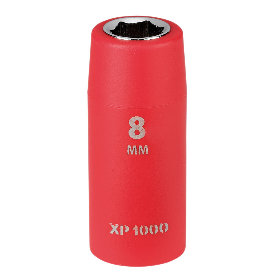 XP1000 VDE Socket, 1/4" Sq. Dr., 8mm : Model No. XP1000-1/4-SOC