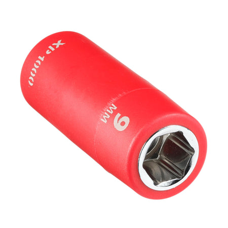 XP1000 VDE Socket, 1/4" Sq. Dr., 9mm : Model No. XP1000-1/4-SOC