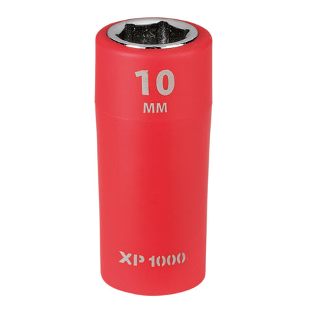 XP1000 VDE Socket, 1/4" Sq. Dr., 10mm : Model No. XP1000-1/4-SOC