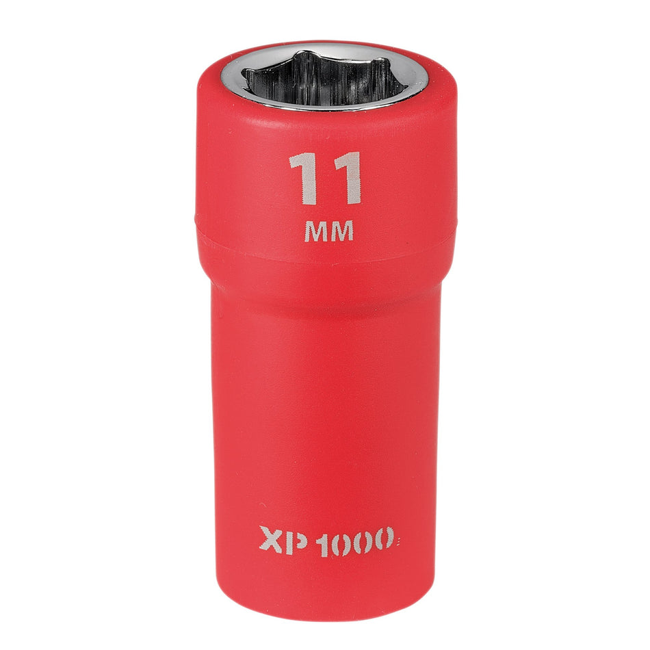 XP1000 VDE Socket, 1/4" Sq. Dr., 11mm : Model No. XP1000-1/4-SOC