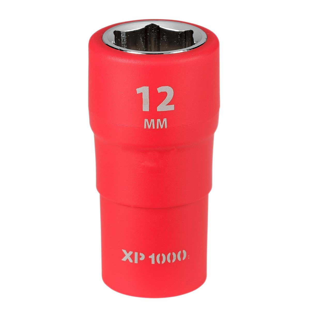 XP1000 VDE Socket, 1/4" Sq. Dr., 12mm : Model No. XP1000-1/4-SOC