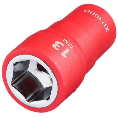 XP1000 VDE Socket, 1/4" Sq. Dr., 13mm : Model No. XP1000-1/4-SOC