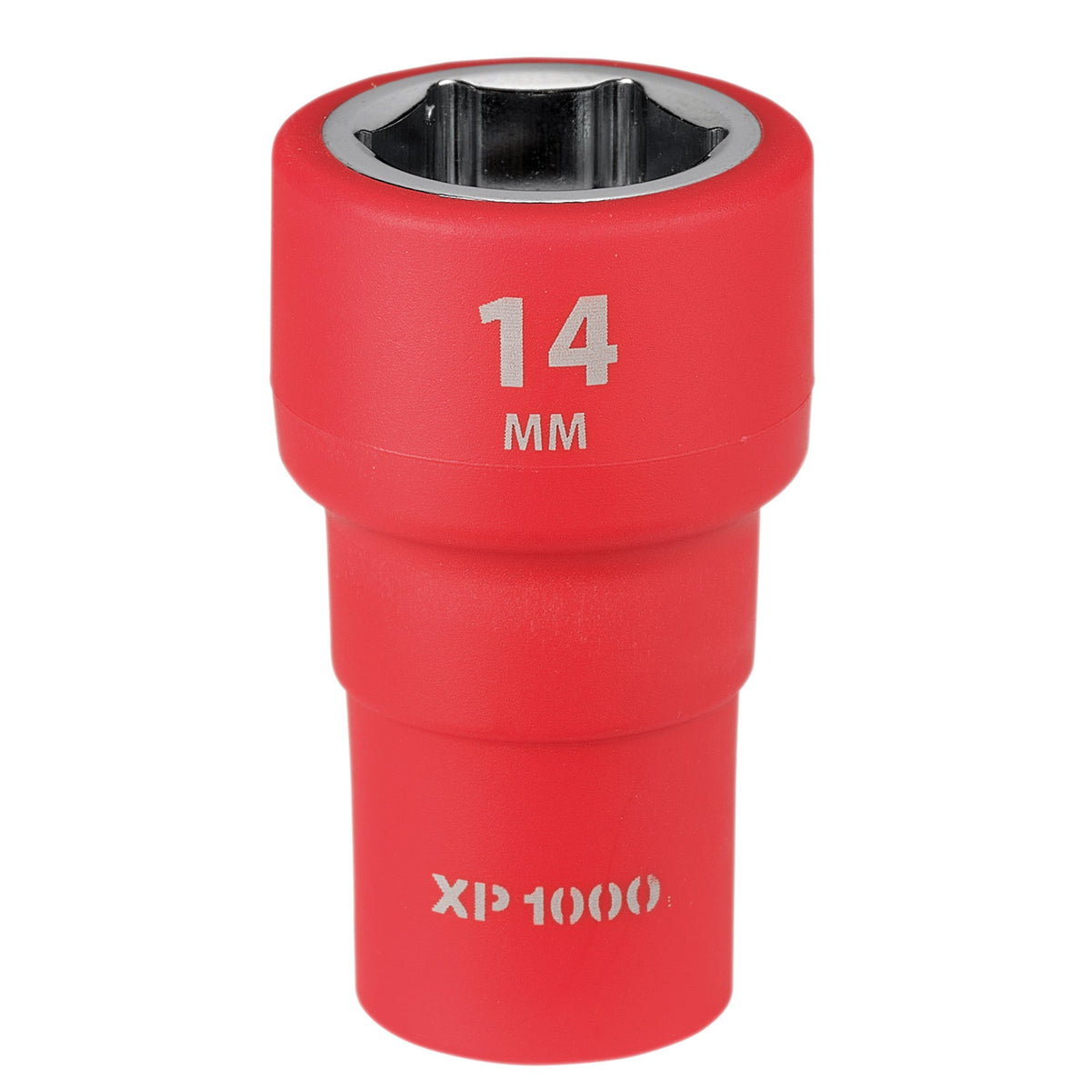XP1000 VDE Socket, 1/4" Sq. Dr., 14mm : Model No. XP1000-1/4-SOC