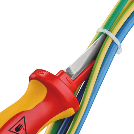 Knipex 180mm Fully Insulated Cable Knife : Model No.98 54