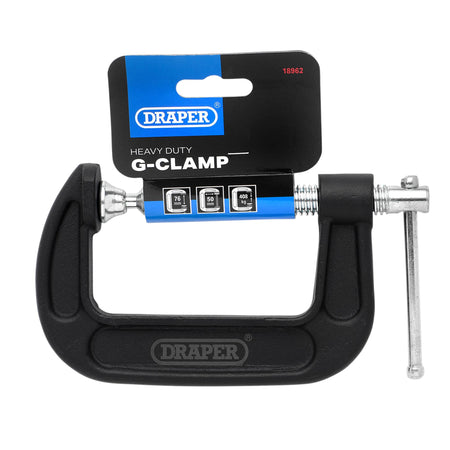 Heavy Duty G-Clamp, 76mm: No.GCL75