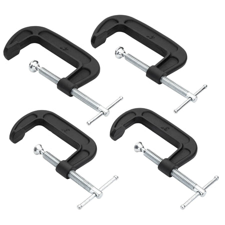 Heavy Duty G-Clamp Set (4 Piece): No.GCLS4