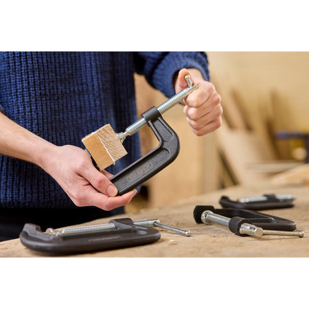 Heavy Duty G-Clamp Set (4 Piece): No.GCLS4