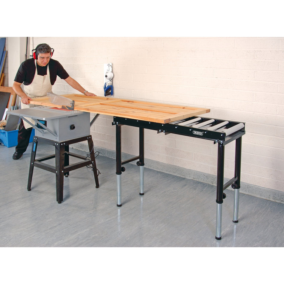 DRAPER 390mm Roller Table: Model No.RTB1